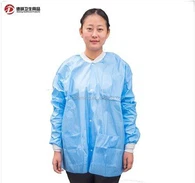 Blauer Einweg-Laborkittel