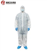 Einweg-Sicherheitsoverall aus Vliesstoff